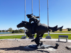 Pony Express Monument, Sidney, Nebraska